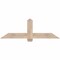 Ekena Millwork Eugene Smooth Timber Gable Bracket, Douglas Fir, 60"W x 20"H x 1 1/2"D x 5 1/2"F, 8/12 Pitch GBW060X20X0206EUG00SDF - alternate 1